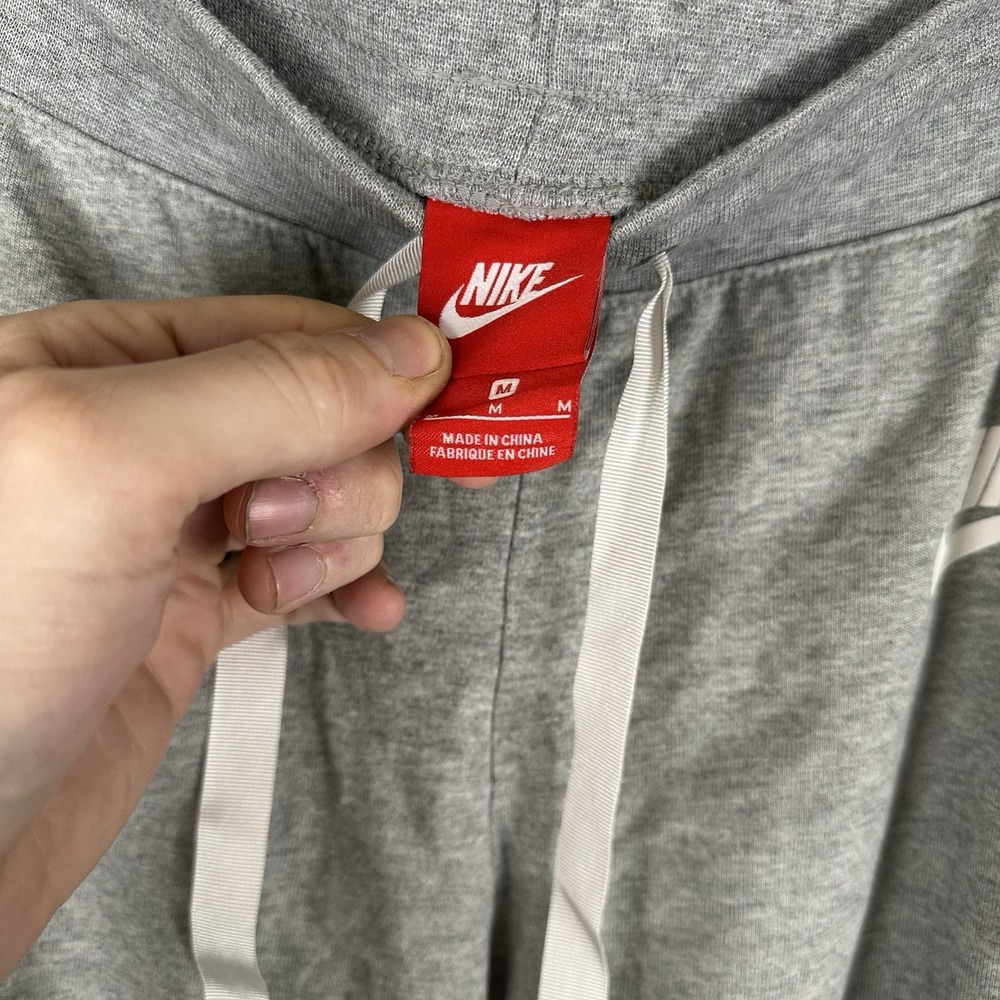 Nike Sportswear Joggers Mens Medium Gray Heather Sweatpants Futura Logo Cuffed - Picture 3 of 7